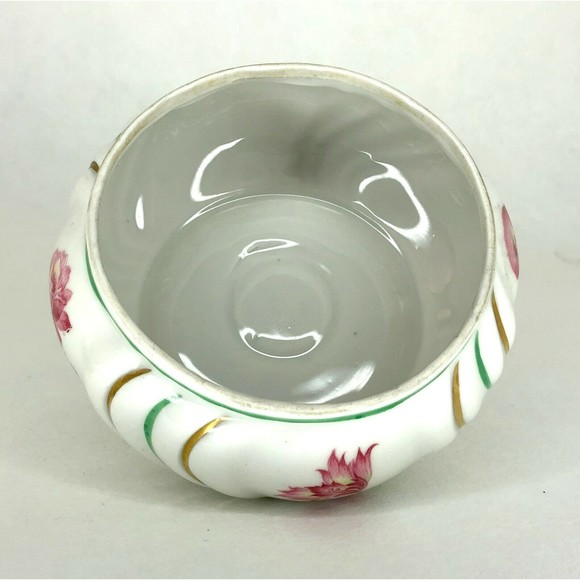 Vintage Bareuther Bavaria Porcelain Trinket Vanity Bowl w Lid  Hand Painting - Picture 5 of 8